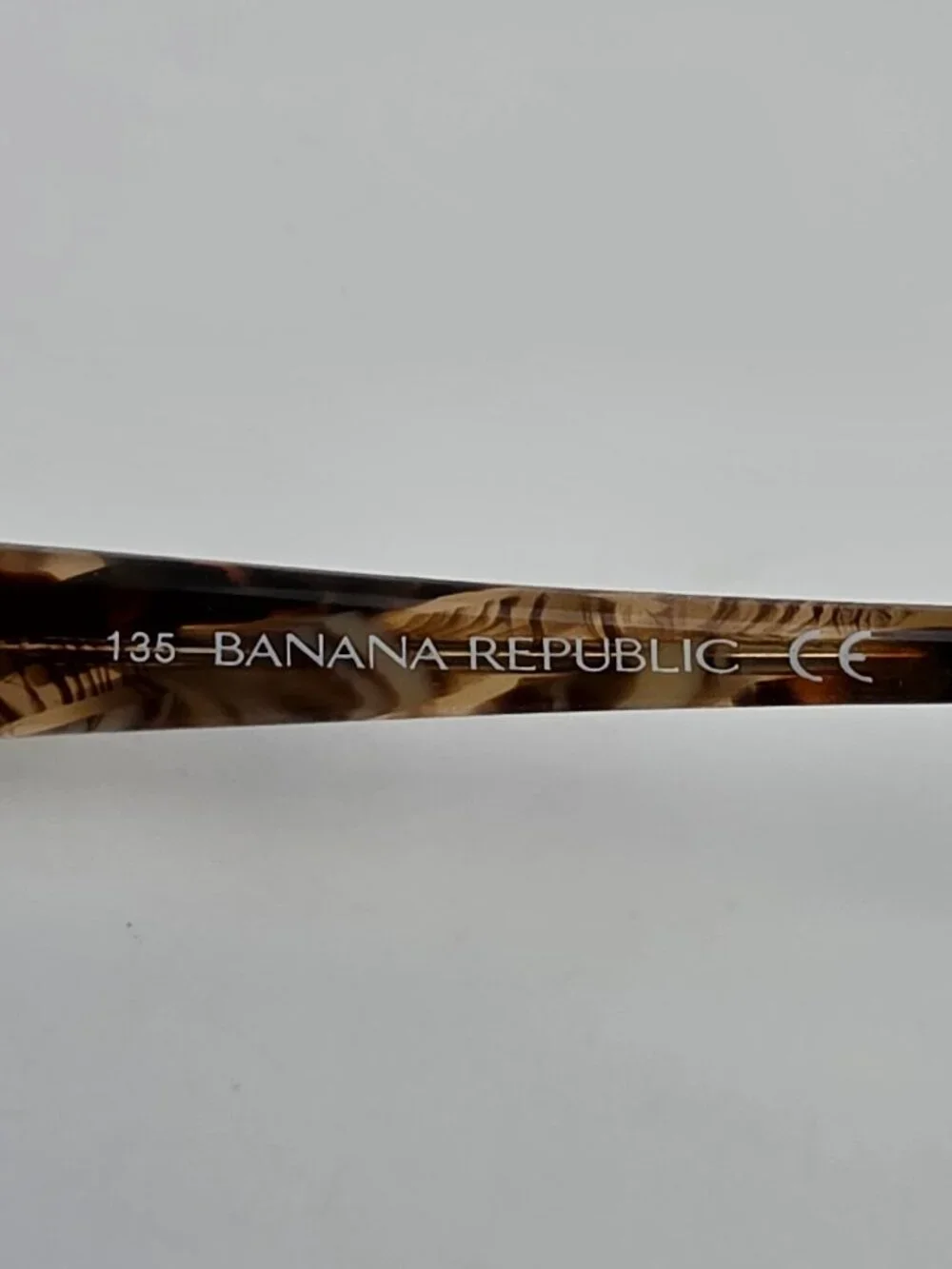 Banana Republic Larissa Brown Semi Rimless Eyeglasses Frame w Flexhinge and Case